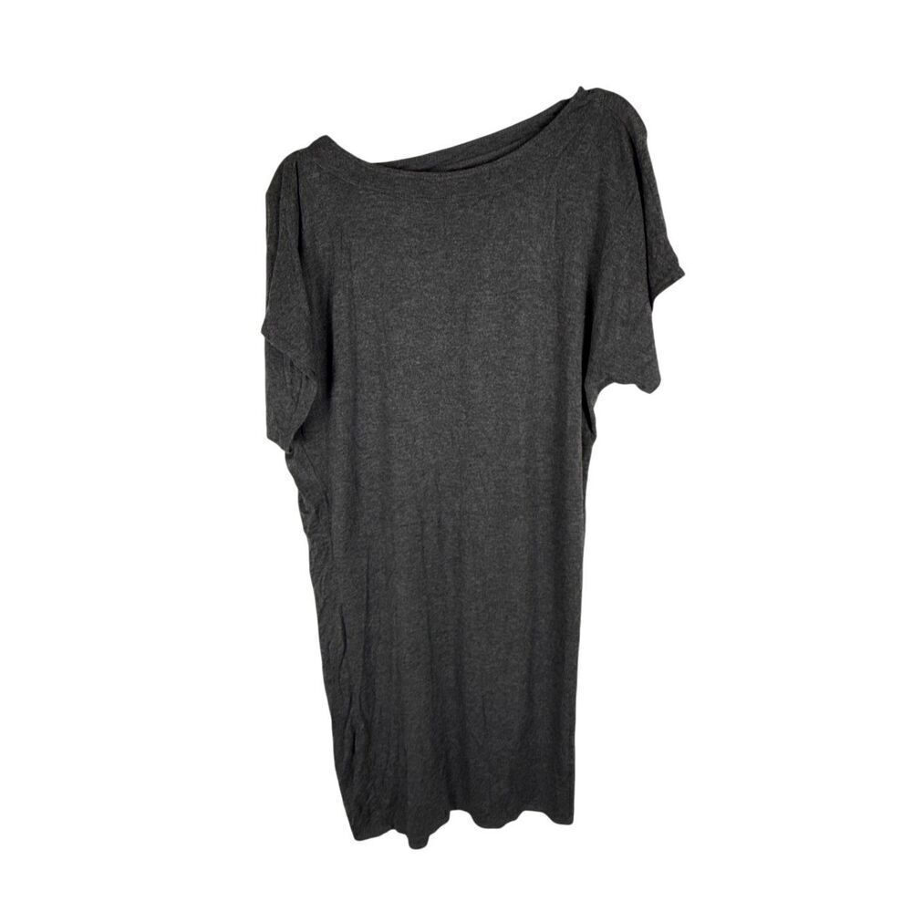 Max Studio grey T-shirt dress- size m
